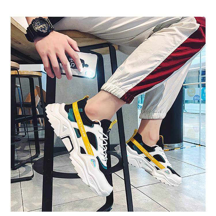 Men's casual shoes summer lightweight dad shoes men's breathable basketball sneakers running shoes