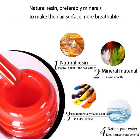 Nail Gel Polish Set Kit Manicure set Gel Varnish Nail Art Set 48W UV Lamp Nail Dryer set