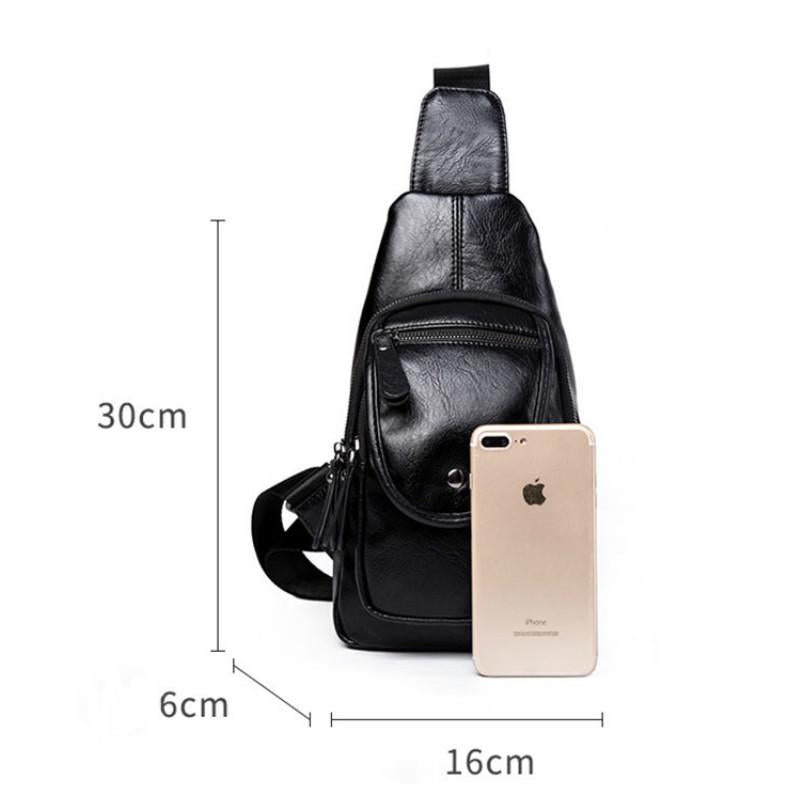Chest Bag Men Waterproof Large Capacity Multi-pocket Crossbody Outdoor Sports Shoulder Bag