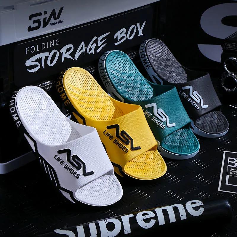 Men's and Women's Summer Waterproof Non-slip Slippers Soft Bottom Wear-resistant Breathable Couple Slippers