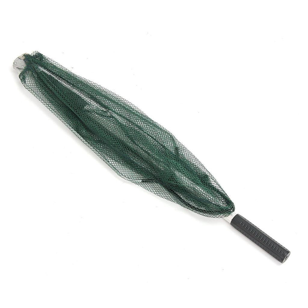 1.7/1.9/2.1m Micro Mesh Aluminum TPU Adjustable Retractable Telescopic Folding Fishing Landing Net