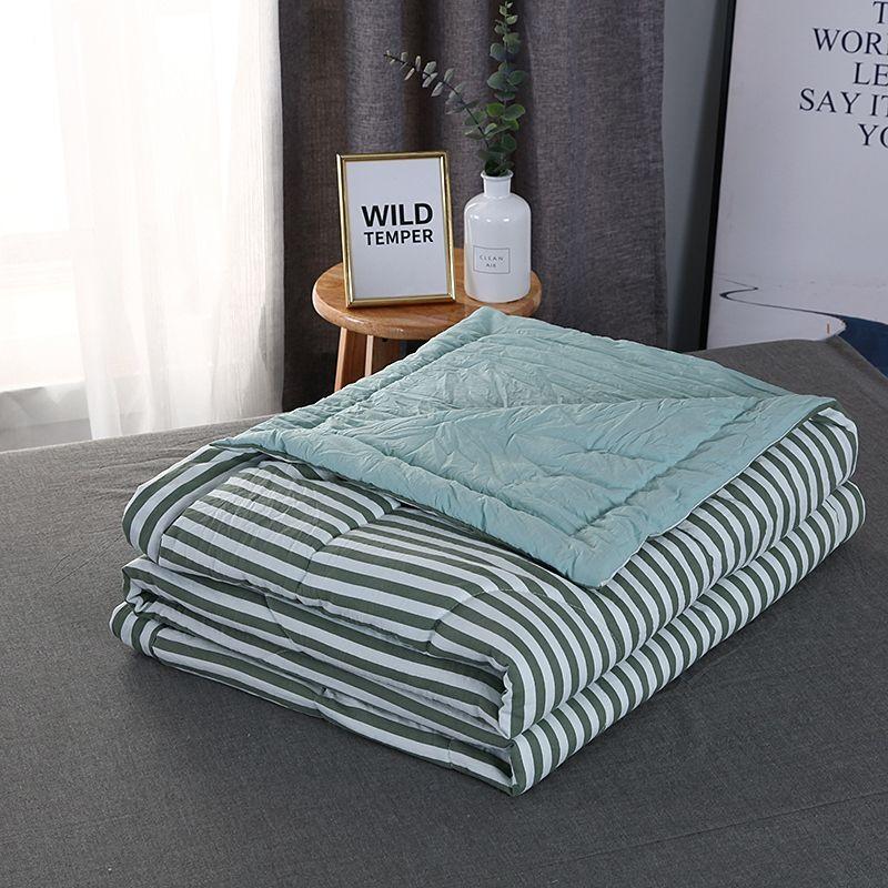 Summer Washed Cotton Skin-friendly Thin Air-conditioning Quilt Single Double Summer Cool Quilt
