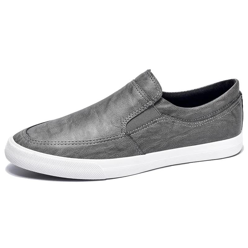 Spring and Summer Trend Casual Breathable Sneakers Microfiber Leather Upper Material Soft Sole Casual Shoes