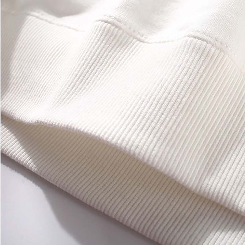 Autumn and Winter Youth Men's Round Neck Sweater Long-sleeved T-shirt Men Plus Velvet Jacket