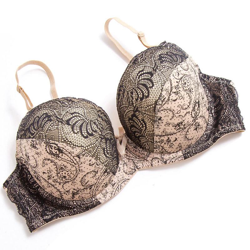 Big Breasts Sexy Lace Fat Women's Thin Large Underwear Plus Fat Size Gather Bra 200 Kg Fat Bra