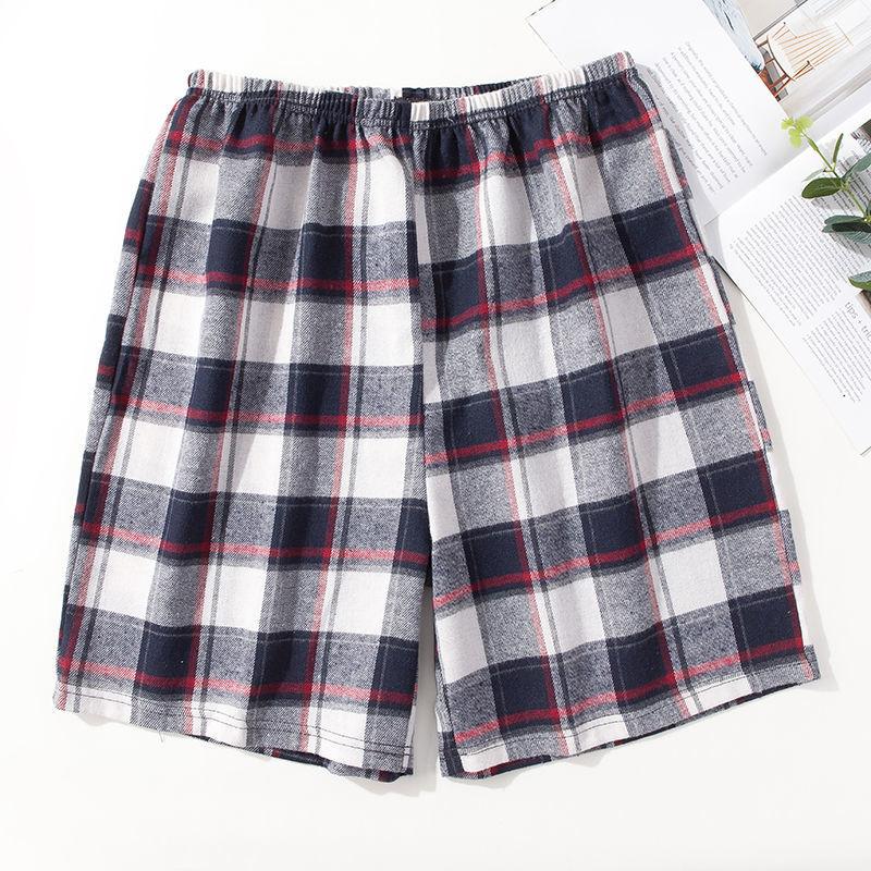 Men's Pajama Pants, Cotton Summer Clothes, Loose Plus Size Five-point Pants, Big Pants, Single Pair of Home Pants, Home Shorts