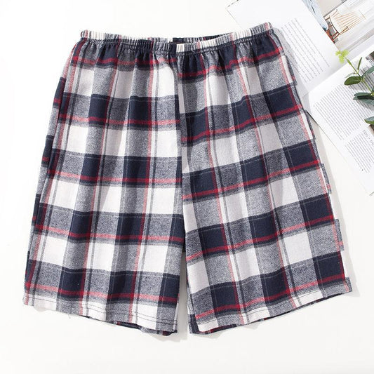 Men's Pajama Pants, Cotton Summer Clothes, Loose Plus Size Five-point Pants, Big Pants, Single Pair of Home Pants, Home Shorts