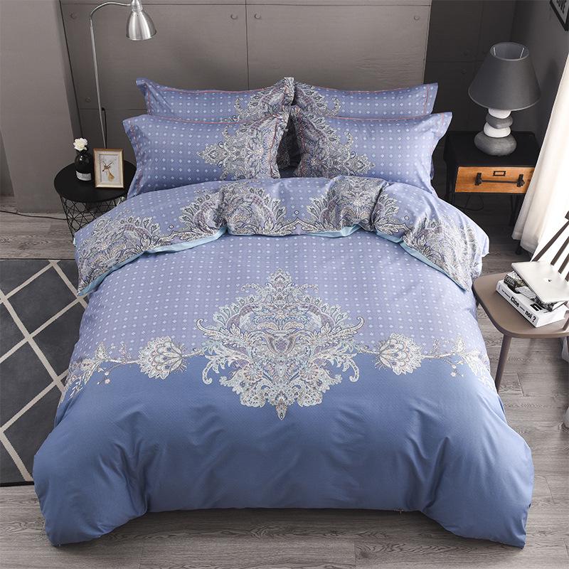 Fashion 4pcs 3D Dolphin Bedding Sets Queen King Size Bed Set Bedroom Comforter Duvet Cover