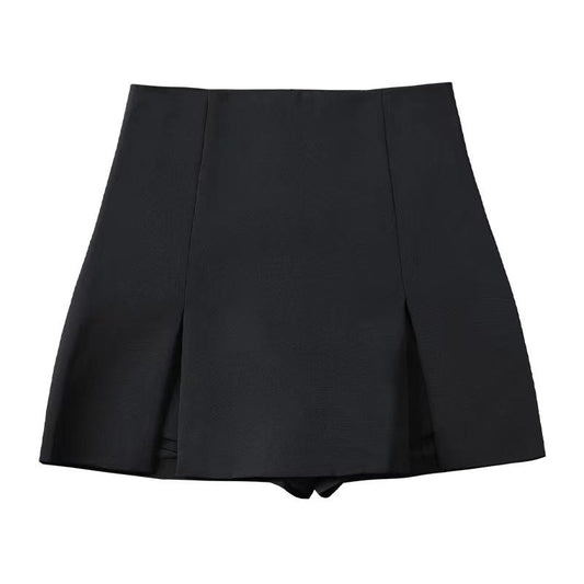 Women Skirts Female Large Size Casual A-line Mini Skirt Summer Solid Color Slim Skirts High Waist All-match Skirt