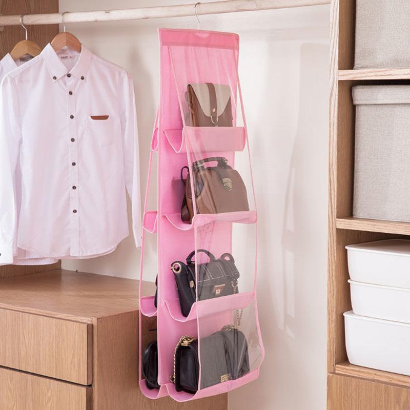 Bag Storage Bag Multifunctional Clothing Storage Bag Hanging Household Bag Finishing Wall Hanging Closet Storage Bag