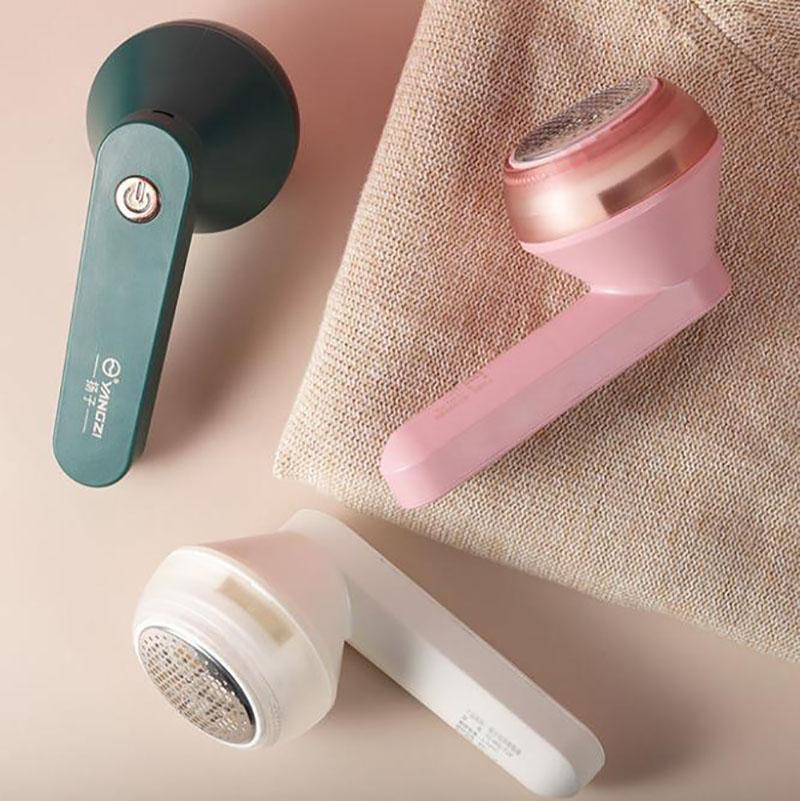 Electric Lint Remover USB Rechargeable Sofa Shaver Sweater Hairball Trimmer Household Epilator with 4 Blades