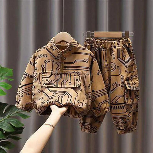 Children's Clothing Girls Suit 2021 Small and Medium-sized Children's Baby Girl Sports and Leisure Two-piece Suit