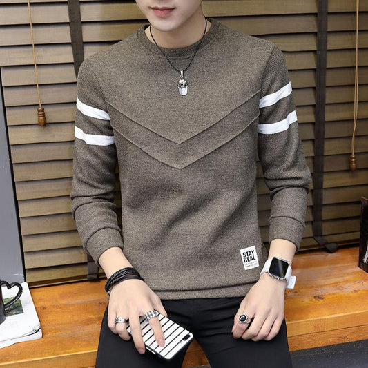 Fashion Men Slim Fit Custom T-shirt Long Stylish Luxury O Neck Fitness T-shirt Tee Shirt
