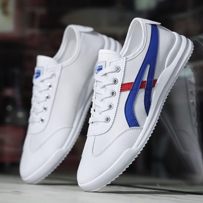 Men's Spring and Summer Cloth Shoes Lace-up Cloth Shoes All-match Casual Shoes