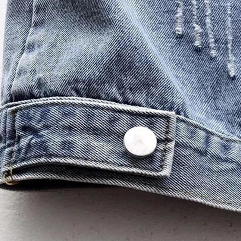 Women's Denim Vest Short Spring/summer-autumn 2021 Simple Big Pocket Sleeveless Vest All-match Loose Top Cardigan