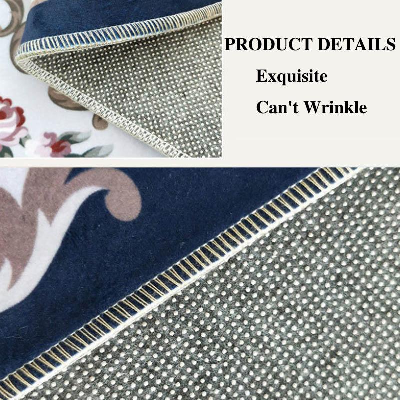 Household Carpet Bedroom Bedside Blanket Living Room Coffee Table Mat Full of Room Large-scale National Wind Floor Mat 60*120cm/60*180cm/80*160cm