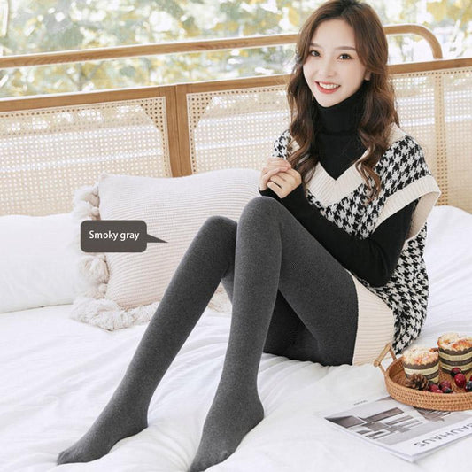 Leggings Vertical Stripes Women Spring and Autumn Line Outer Wear Thin Trousers Women Simple Pantyhose