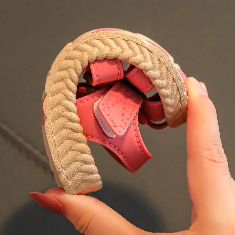 Girls' Sandals 2021 Summer Children's Little Girls Soft-soled Princess Baby Shoes