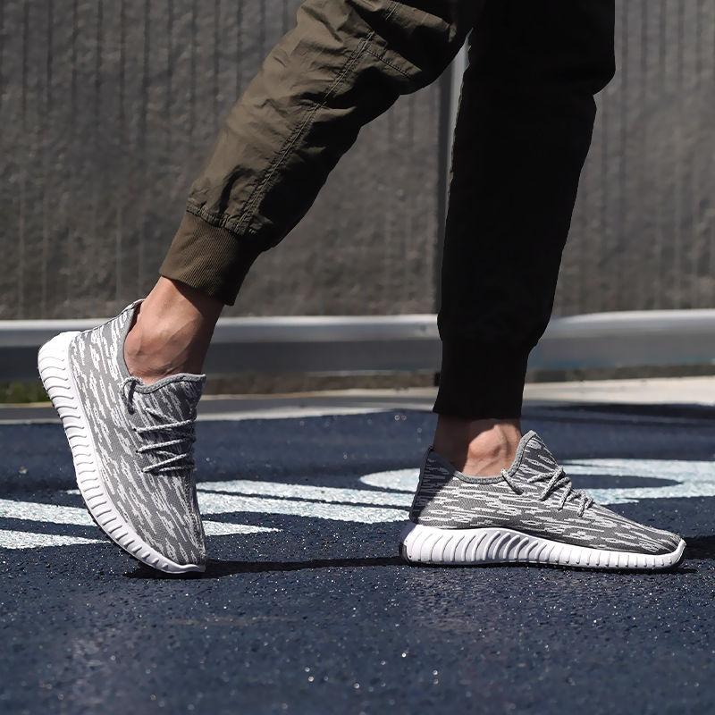 Summer Men's Breathable Running Shoes Trend Non-slip Wear-resistant Casual Sports Shoes