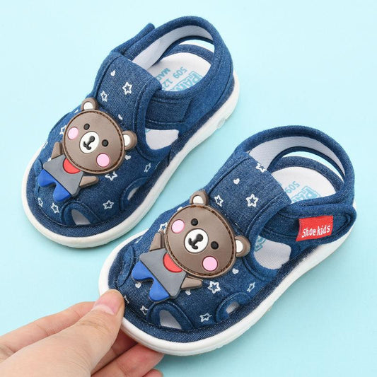 Baby Cloth Sandals Summer Boys and Babies Called Shoes Non-slip Soft-soled Toddler Shoes Female Baby Shoes