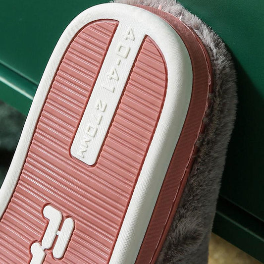 Autumn and Winter Cotton Slippers for Men and Women Home Non-slip Home Indoor Thick Bottom Non-slip Cotton Slippers