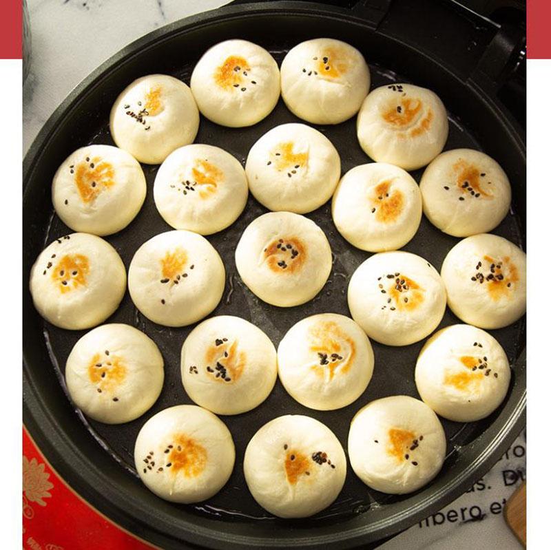 1200W Pizza Frying Pan Fried Steak Pan Electric Baking Pan Bakeware Smokeless Nonstick Frying Machine