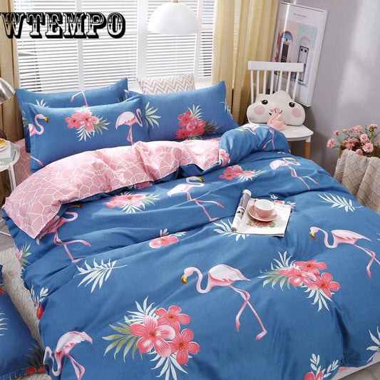 Bedding Set Bed Linens 4pcs/set Duvet Cover Set European Style Bed Set Flower Bedclothes