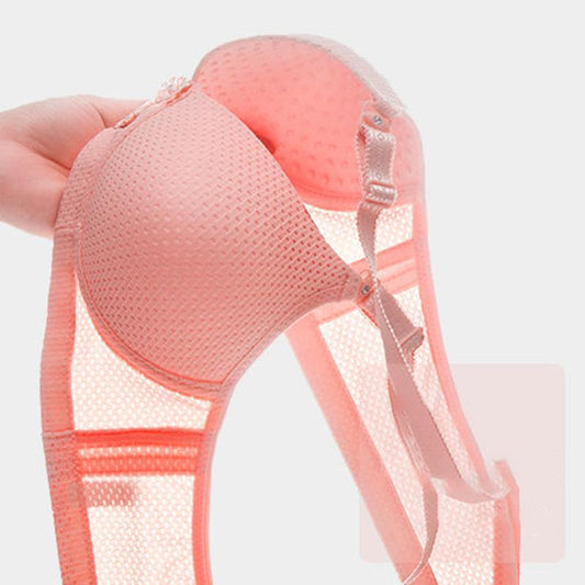 Women's Bra Gathered Without Steel Ring Bra Thin Section Anti-sagging Beautiful Back Light and Breathable Underwear Women