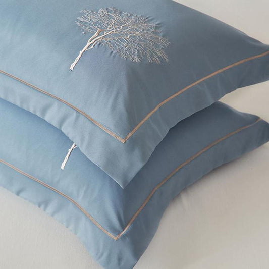 Pillowcase Brushed Simple Thickened Soft Pillowcase 48x74 Pillowcase Pair Set