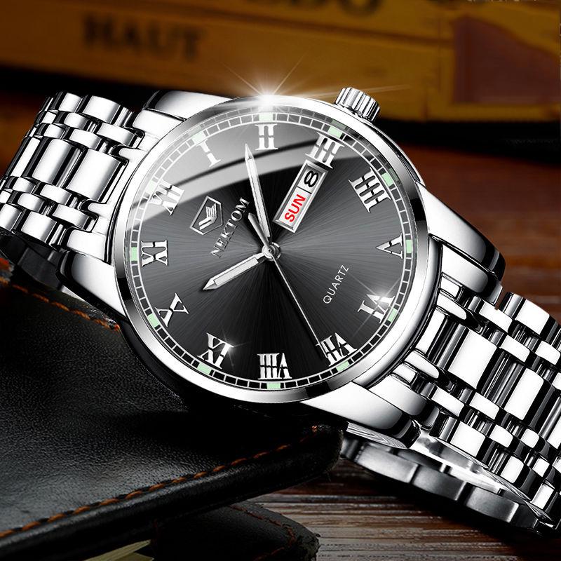 Stainless Steel Waterproof Mens Watches Luxury Transparent Mechanical Sport Male Wrist Watches