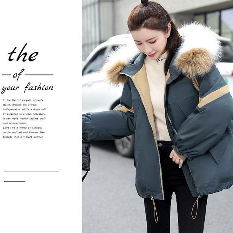 Winter Fashion Trend Women's Short Korean Style Loose Western Style Bread Jacket Thicken Warm Cotton