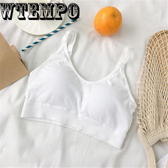 Sexy Sports Bra Top For Fitness Women Push Up Cross Straps Workout Bra For Women Gym Running Jogging