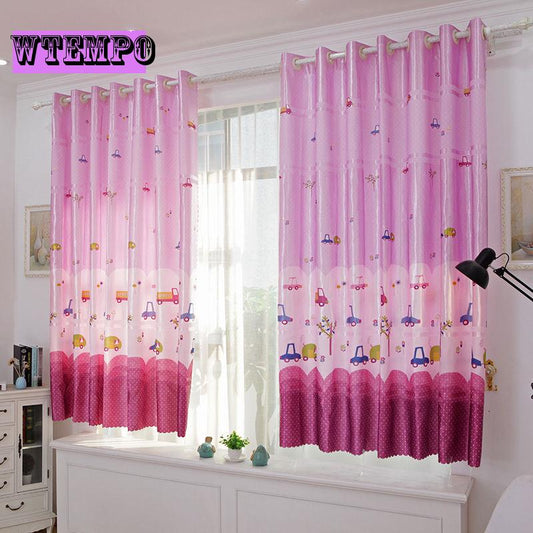 Curtain Finished Products Simple Modern Small Short Curtain Bay Window Living Room Curtain