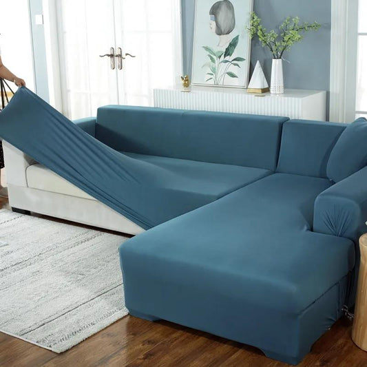 Four Seasons Universal Solid Color Stretch All-Inclusive Universal Cover Sofa Cover