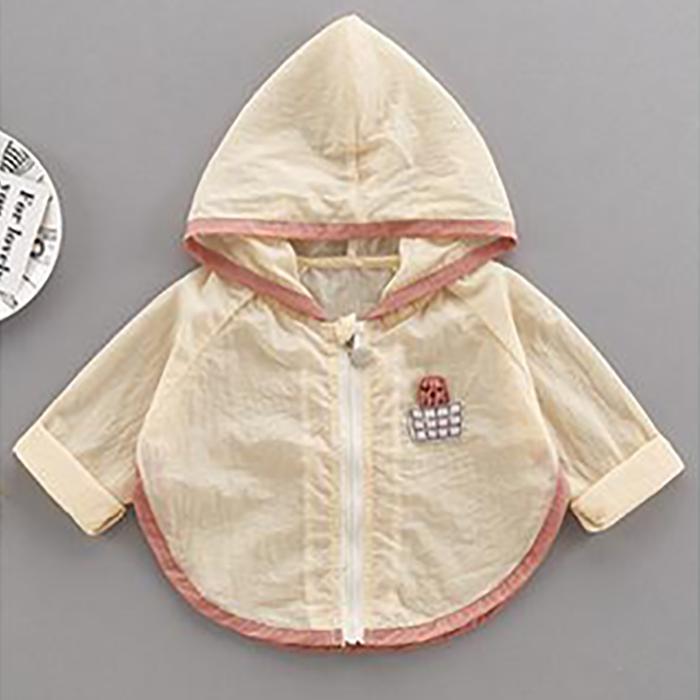 Children's Thin Sunscreen Clothing Summer Cardigan Coat Clothing Ventilation Air Conditioning Shirt Anti mosquito and Insect proof Top