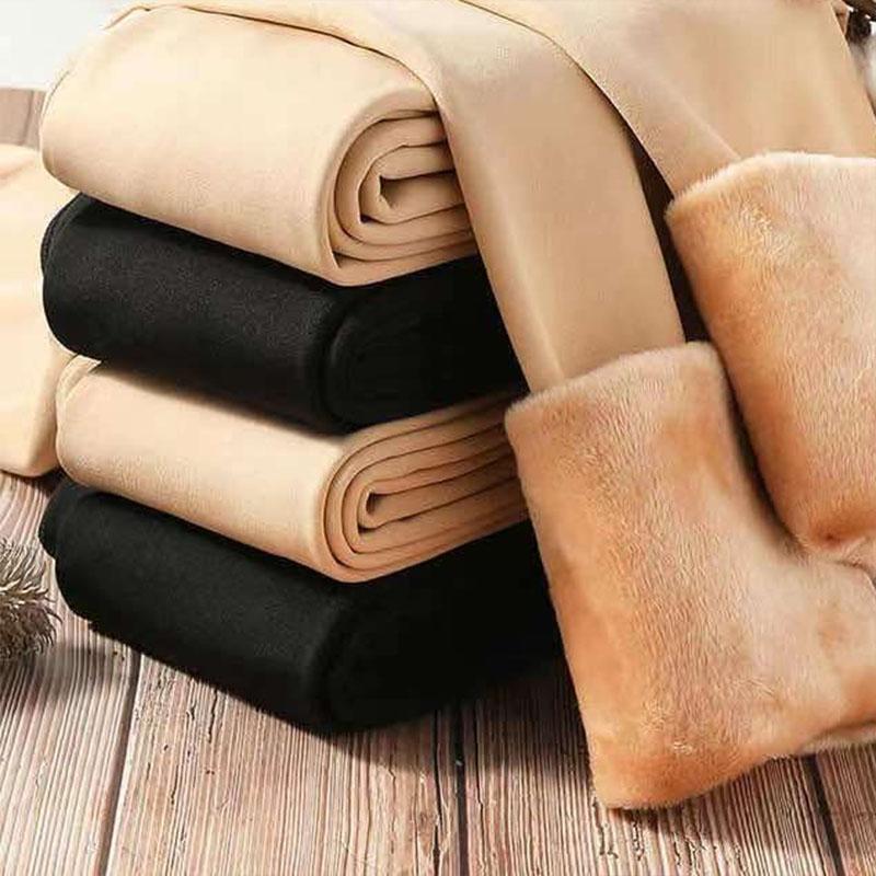 Bare Leg Artifact Spring Autumn and Winter Thick Anti-snagging Silk Stepping Leggings Thickening Plus Velvet Flesh-colored Stockings Women