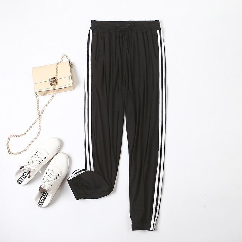Women Casual Pants Harem Pencil Trousers Thin Summer Breathable Sweatpants Lady Fashion Bottoms