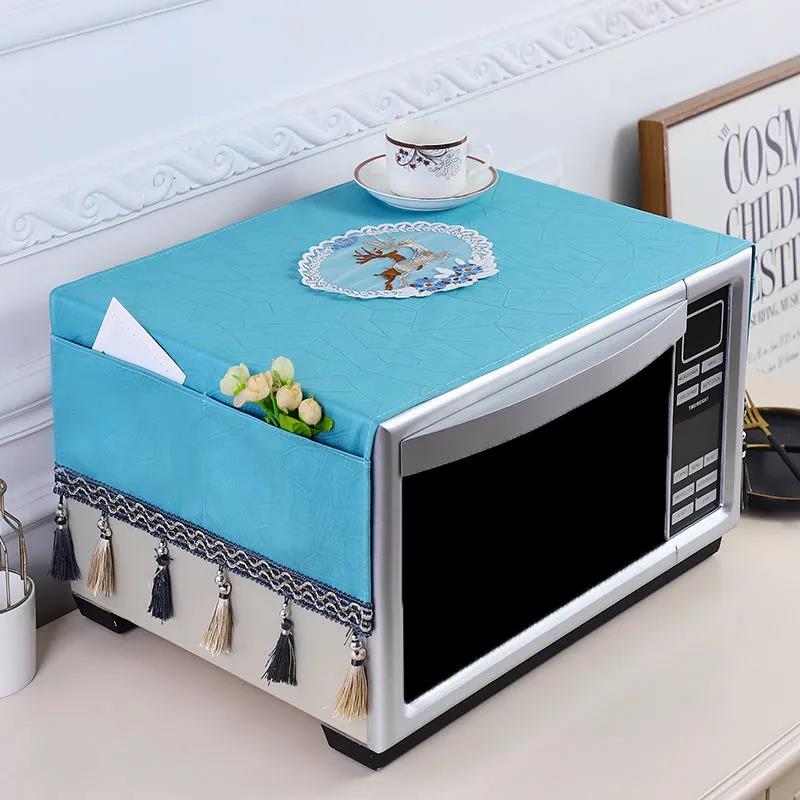 Microwave Cover Cover Cloth Oven Cover European Cloth Dust Curtain Kitchen Household Storage Cover Towel
