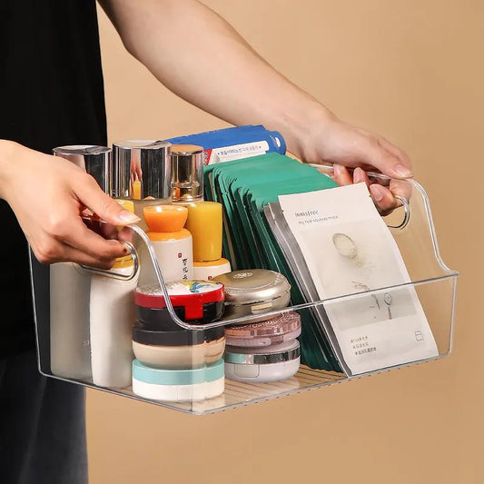 Cosmetic Storage Box Skin Care Products Lipstick Dustproof Rack Dormitory Finishing Desktop Dressing Table Storage Frame