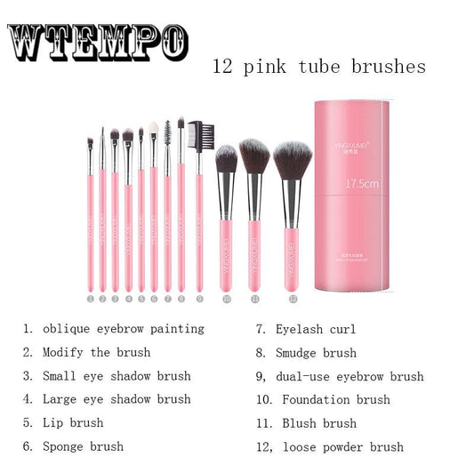 7/12Pcs Multifunctional Makeup Brush Concealer Eyeshadow Brush Set Mini Brush Makeup Tool