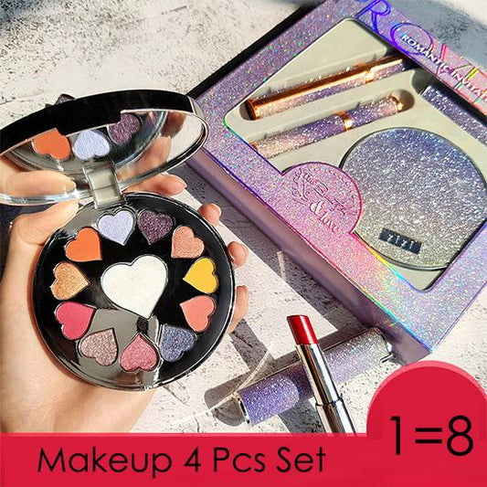 Cosmetic Makeup Gift Box 12 Color Eyeshadow Powder Mascara Lipstick Makeup Kit