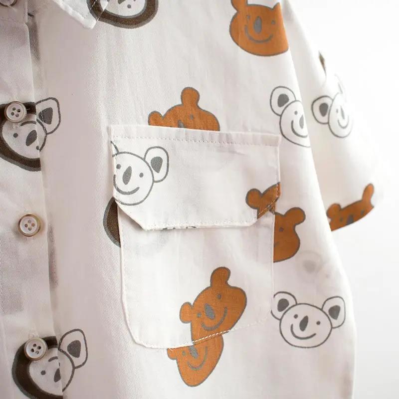 Boy's Short-sleeved Shirt Summer Children's Western Style Cartoon Shirt Baby Children's Clothing Children's Summer Shirt