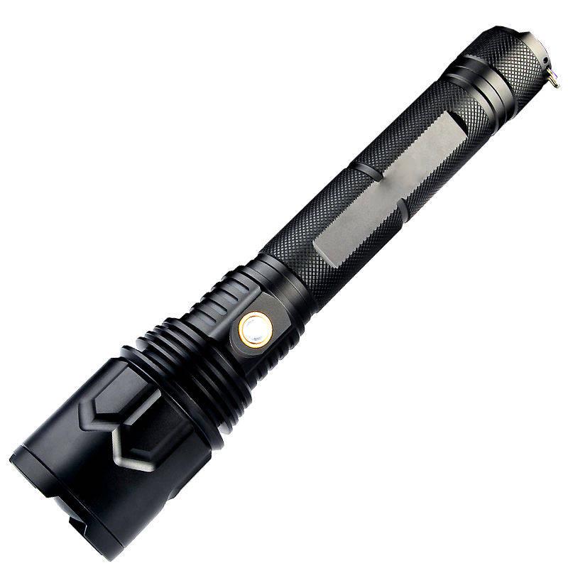 Rechargeable LED Flashlight Powerful Torch Super Waterproof Zoom Hunting Light Use 18650 Battey