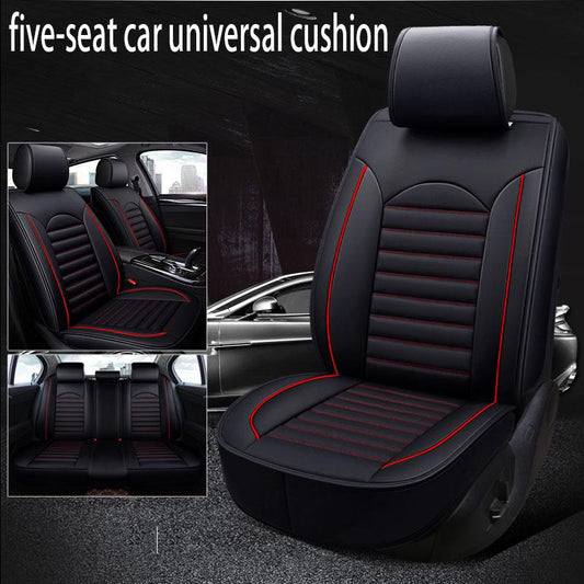 Leather Universal 5 Seat Car Seat Cover Fully Surrounded Car Cushion Four Season Car Seat Cover