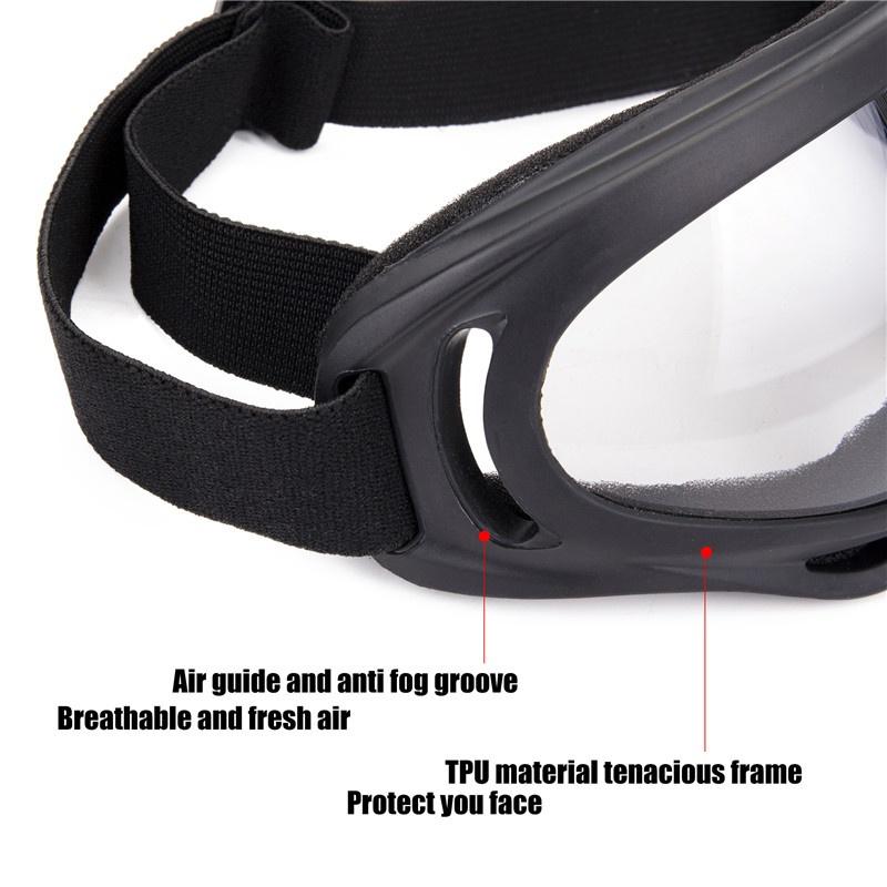WTEMPO Motorcycle Cycling Bicycle ATV Motocross Ski Snowboard Off-road Goggles FITS OVER GLASSES Mu