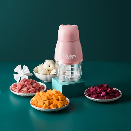 Supplementary Food Machine Small Mini Household Multi-function Electric Mixing Milkshake Rice Cereal Machine for Minced Meat