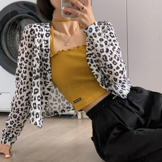 High Waist Was Thin Harajuku BF Wind All-match Trousers with Ankle Feet Women's Korean Style Summer Loose Thin Sweatpants