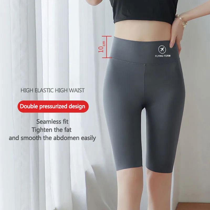 Shark Pants Women's Outer Wear Leggings Summer High Waist Flight Tight Pants Thin Belly Barbie Pants Yoga Fitness Jogging Pants Running Shorts