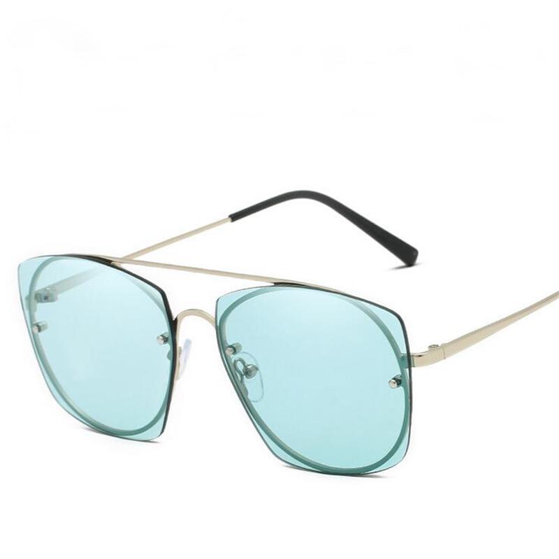 WTEMPO , Brand Designer Women's Sunglasses Fashion Anti-UV Square Sun Glasses For Women 2019 Retro O