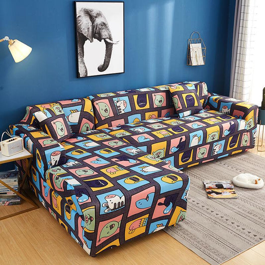 Sofa Cover All-inclusive Universal Cover Elastic Cover Leather Sofa Cover Four Seasons General Combination Sofa Cover